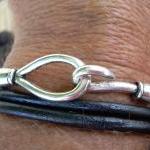 Unisex, Mens, Womens, Triple Wrap Leather Bracelet
