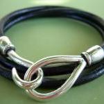 Unisex, Mens, Womens, Triple Wrap Leather Bracelet