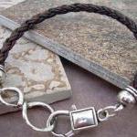 Leather Infinity Bracelet, Mens, Womens, Unisex,..